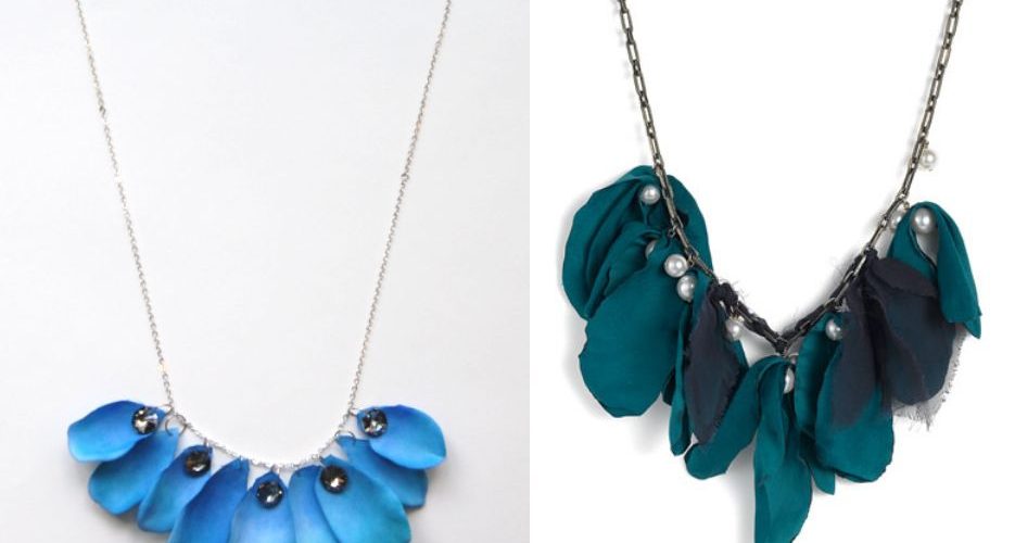 DIY: Watercolor Petal Necklace