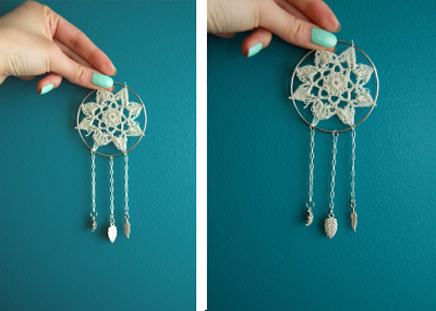 mini dream catcher diy