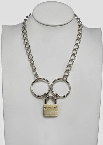 Padlock chain sale necklace diy