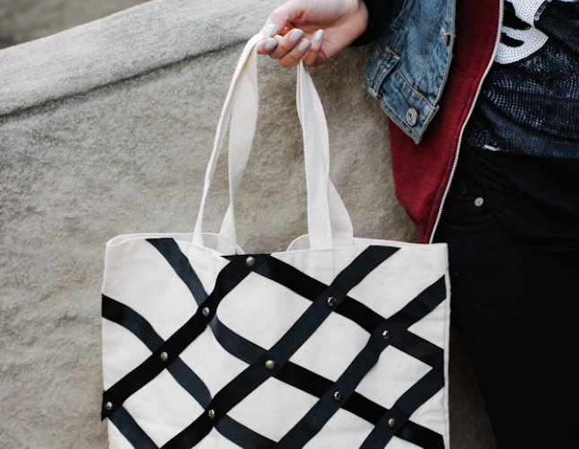 DIY: Lattice Tote Bag - Wild Amor