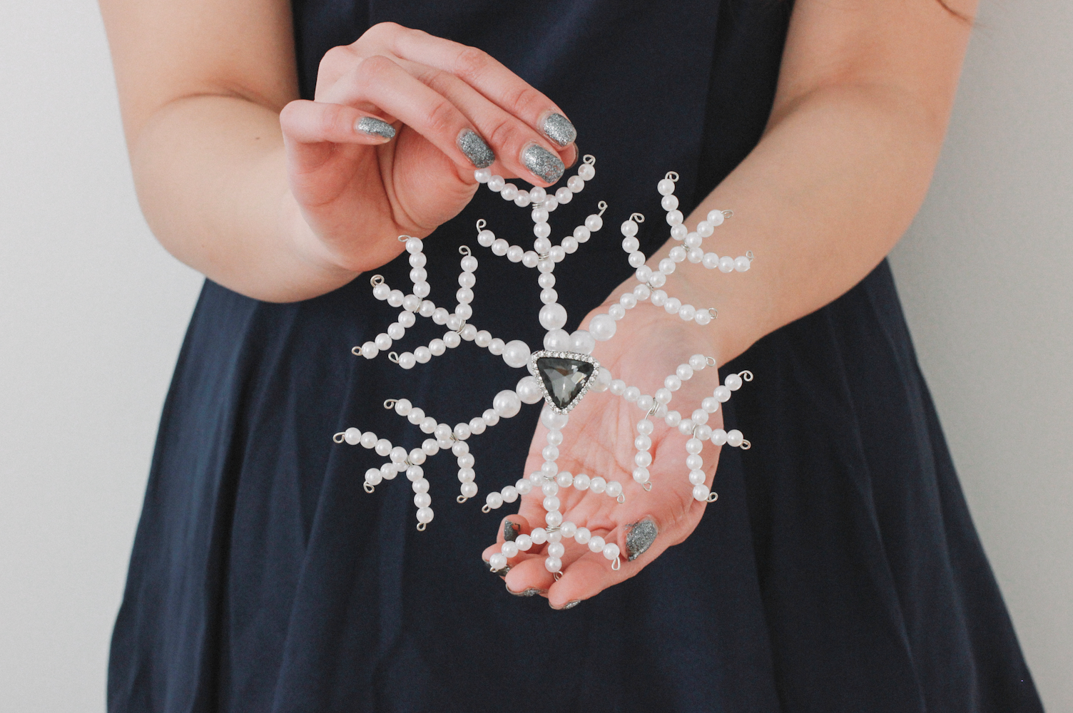 Pearl Snowflake DIY
