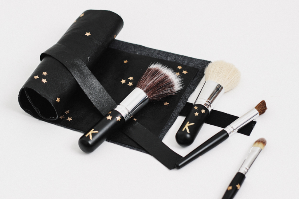 Brit + Co DIY: Make a No-Sew Brush Set for Your Next Trip 