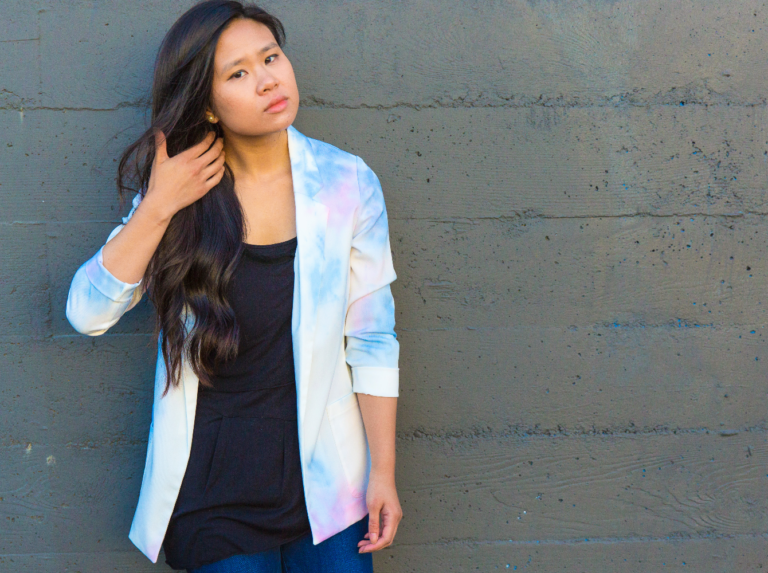 How to Make a Watercolor Blazer