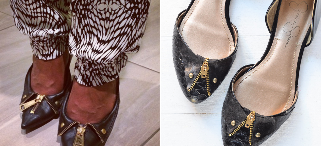 Brit + Co: Moschino-Inspired DIY Pumps