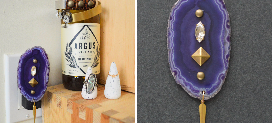 DIY: Agate Night Light