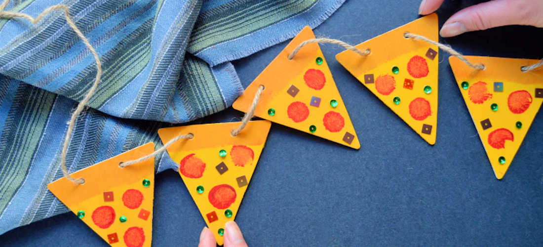 Darice DIY: Pizza Bunting Garland