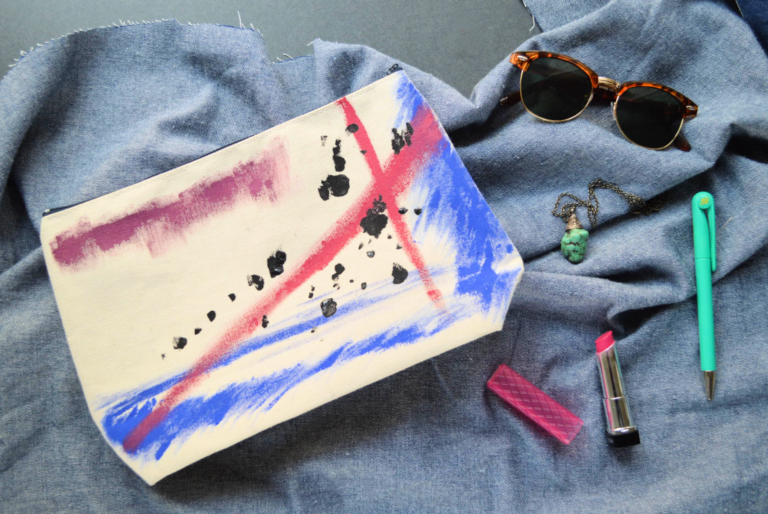 eHow: Artsy Canvas Pouch