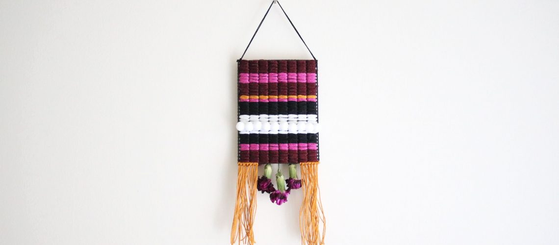 Darice DIY: No-Weave Floral Tapestry