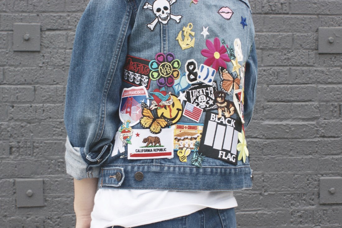 Denim Jacket With Patches - VisualHunt