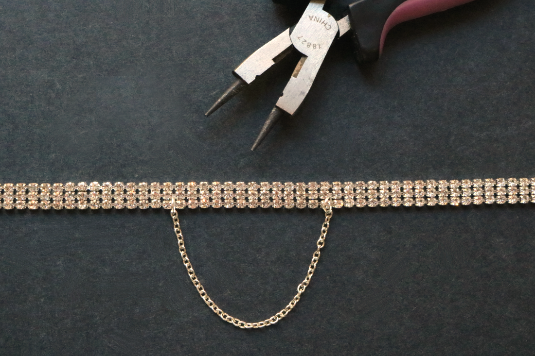 Chain Belt Necklace DIY