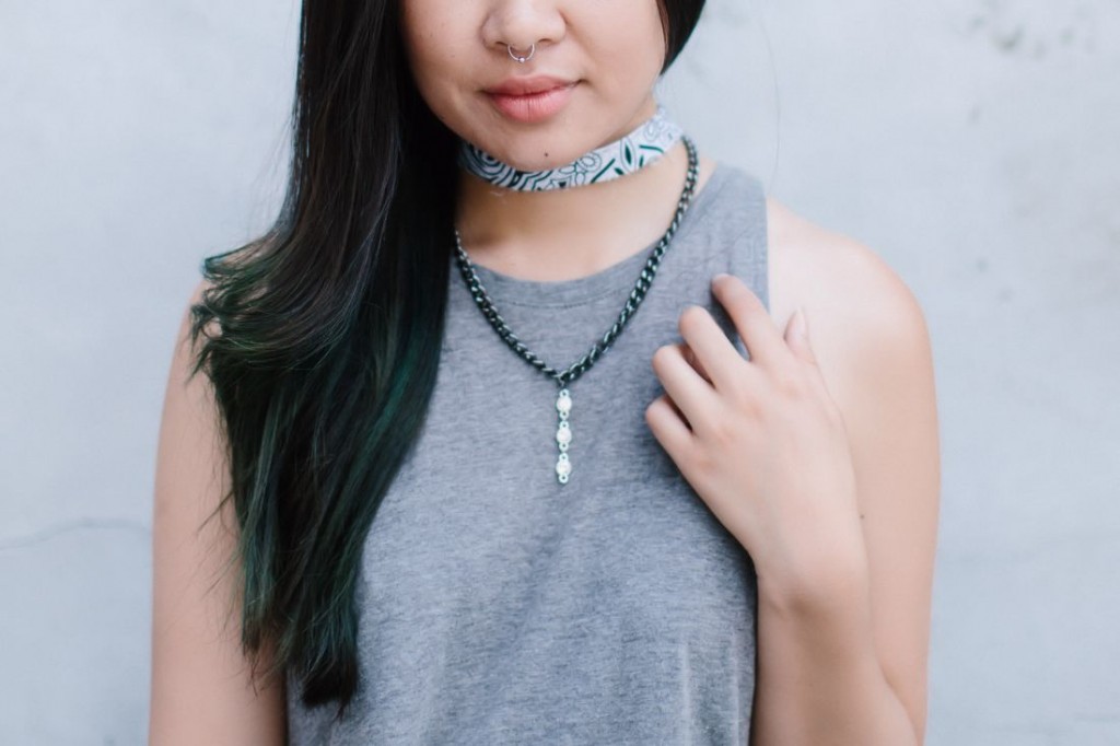 DIY Bandanna Fabric Choker