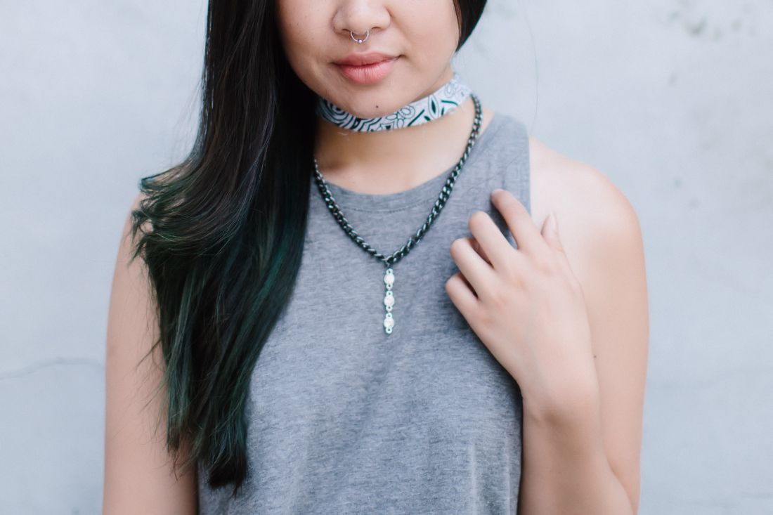 Diy on sale choker necklace