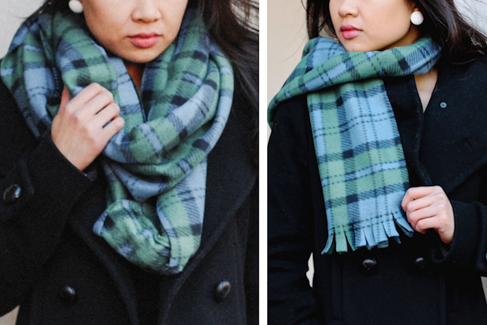 DIY: Fleece Scarves