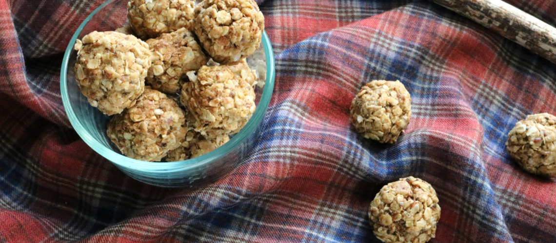 Recipe: No-Bake Pumpkin Spice Sunflower Butter Oatmeal Bites