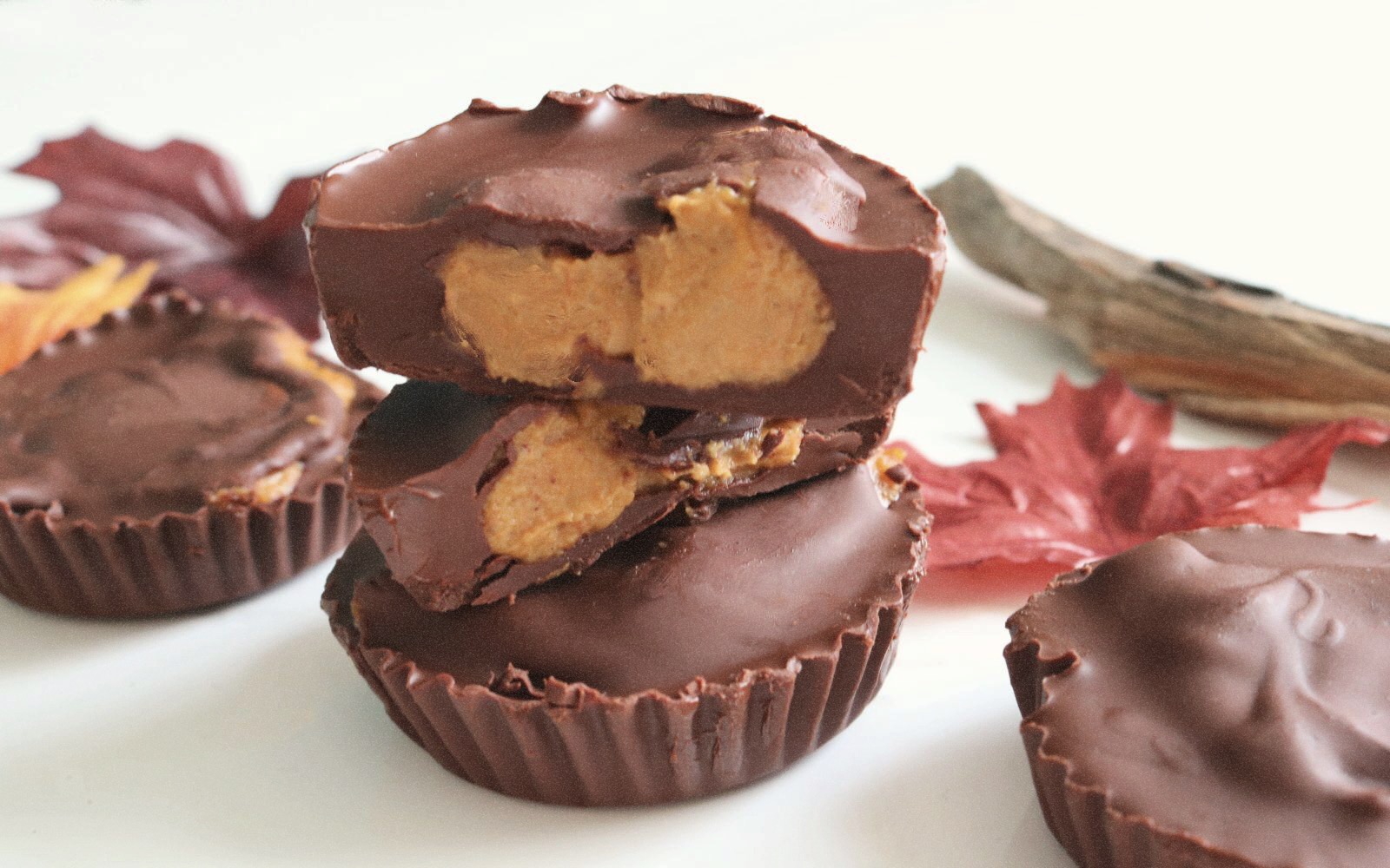 Recipe: Pumpkin Sunbutter Dark Chocolate Cups