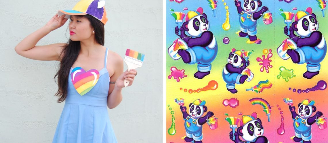 DIY Lisa Frank Costumes: Panda Painter