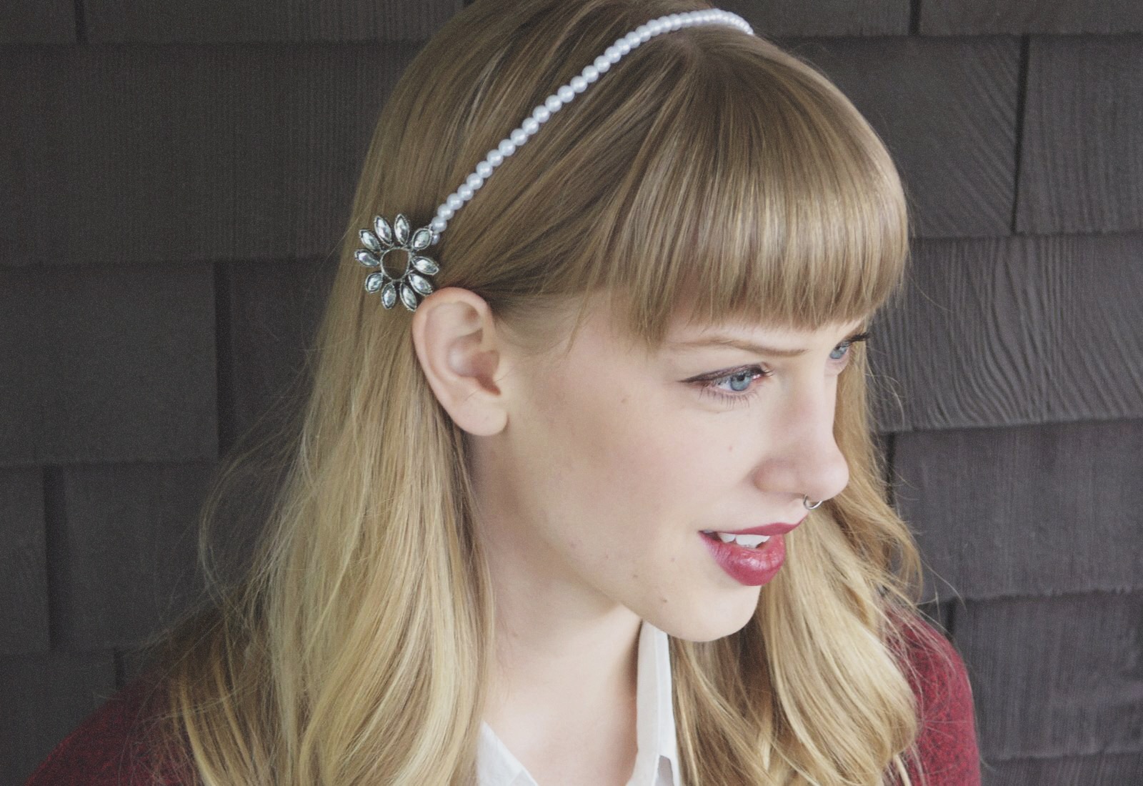 How To Create An Embellished Headband With Pearls - Bangstyle - House of  Hair Inspiration