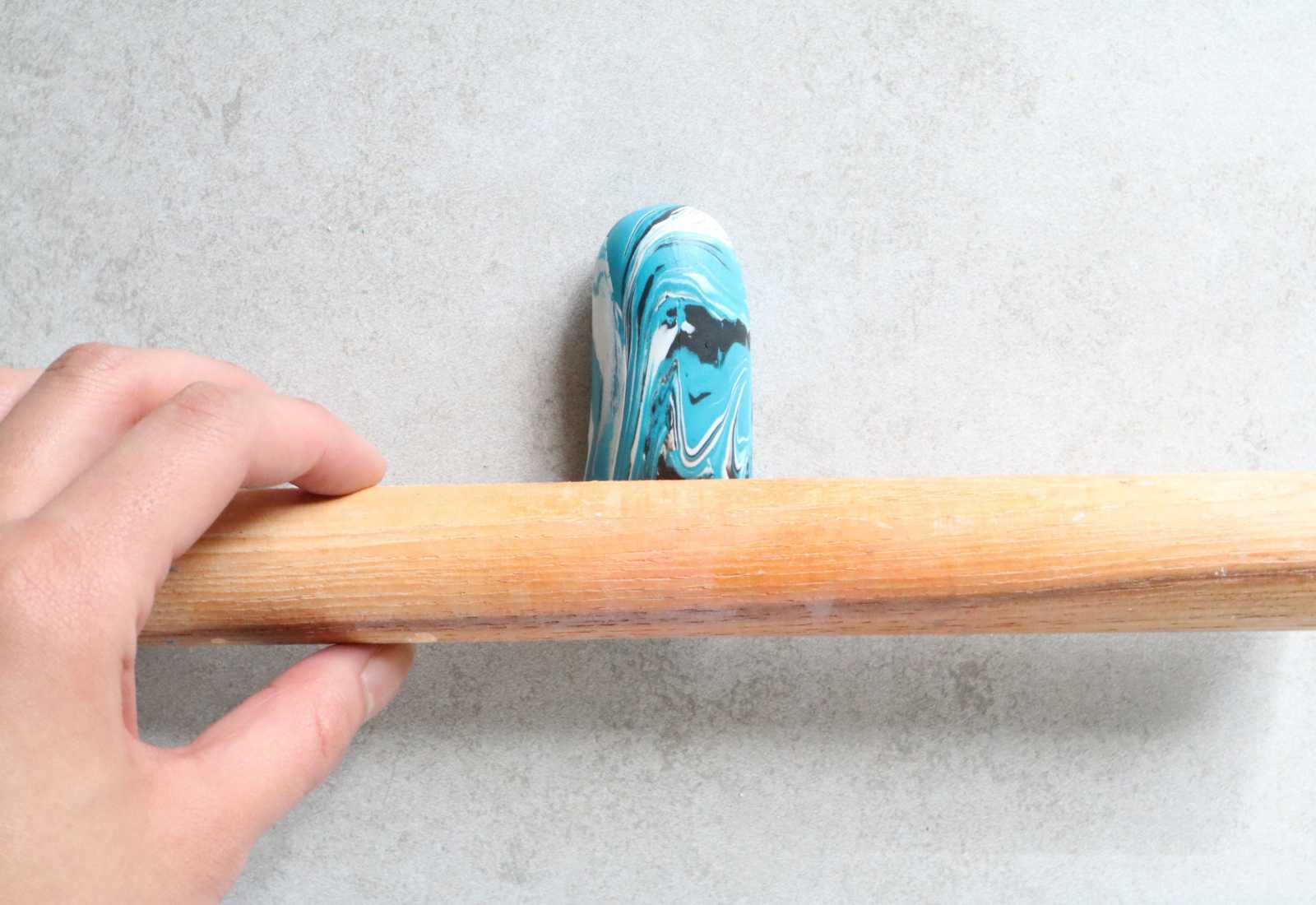 DIY: Marbled Incense Cone Holder