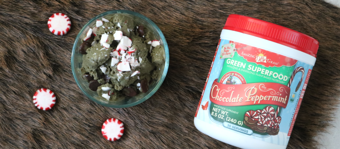 Amazing Grass Recipe: Chocolate Peppermint Green Ice Cream