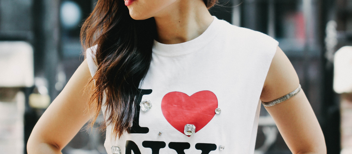 DIY Gemstone Graphic Top