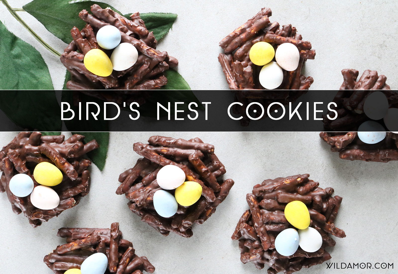 How to Make Bird's Nest Cookies for Easter