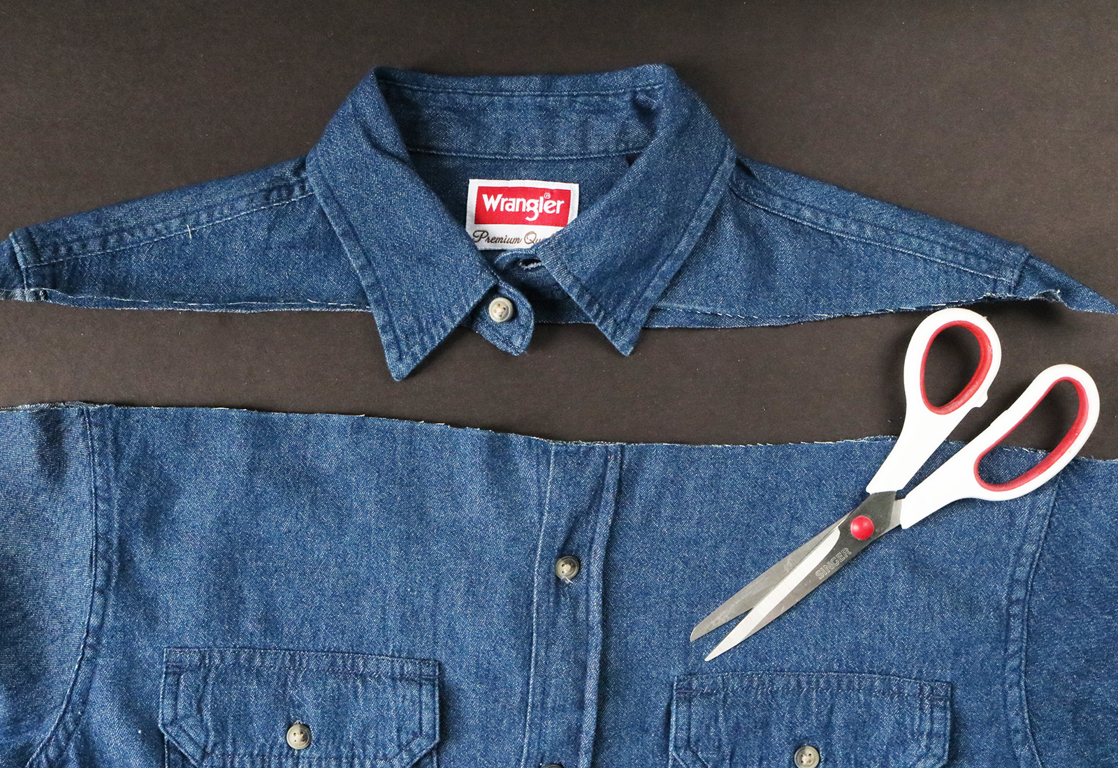 how to make a button down shirt bigger