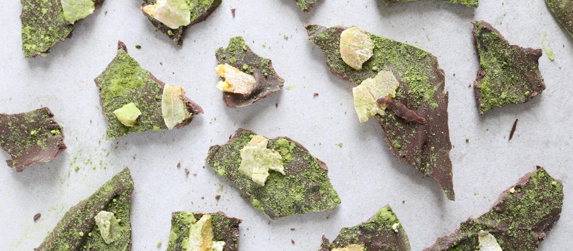 Matcha Mango Bark Recipe