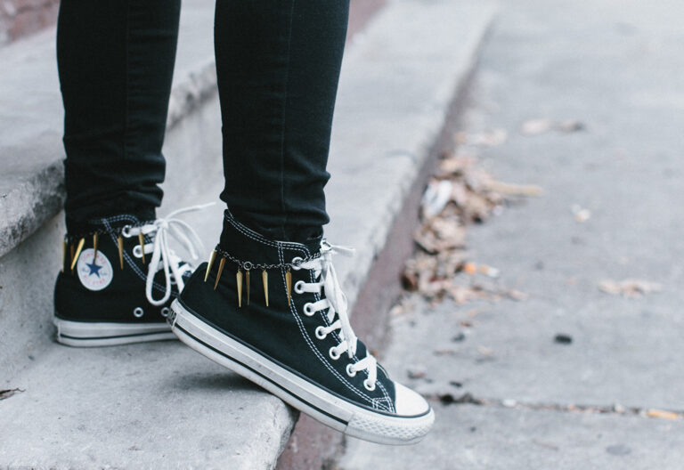 DIY Hi-Top Sneaker Anklets