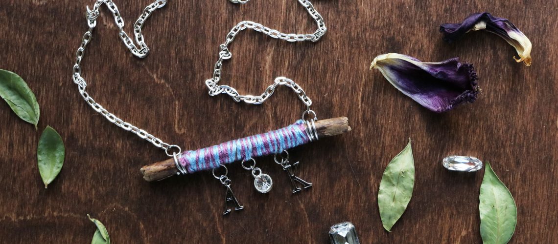Twig Monogram Necklace DIY