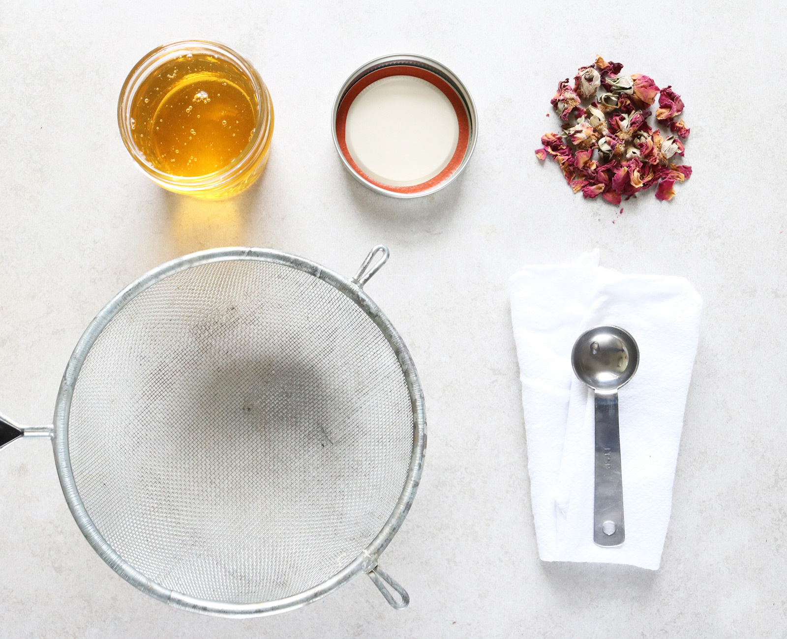 How To Infuse Honey With Rose