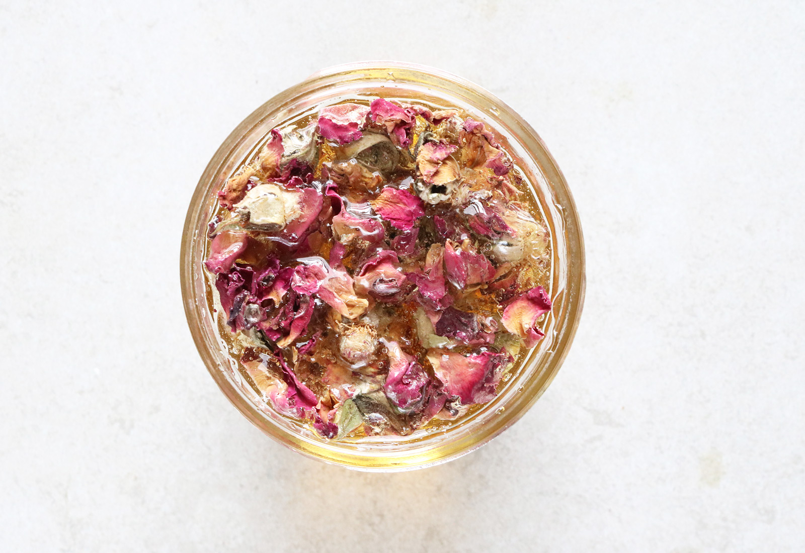 How To Infuse Honey With Rose