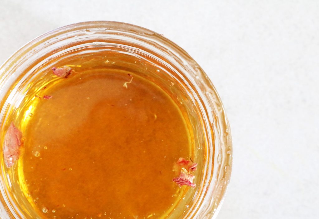 How To DIY Infused Honey With Rose