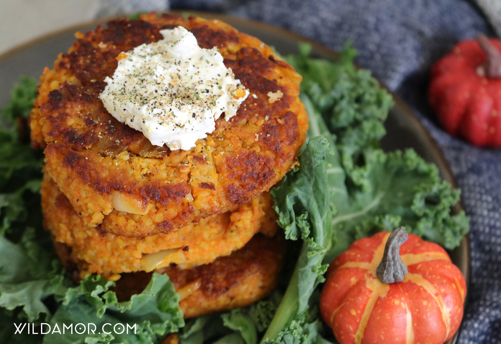 Pumpkin Cous Cous Cakes Recipe