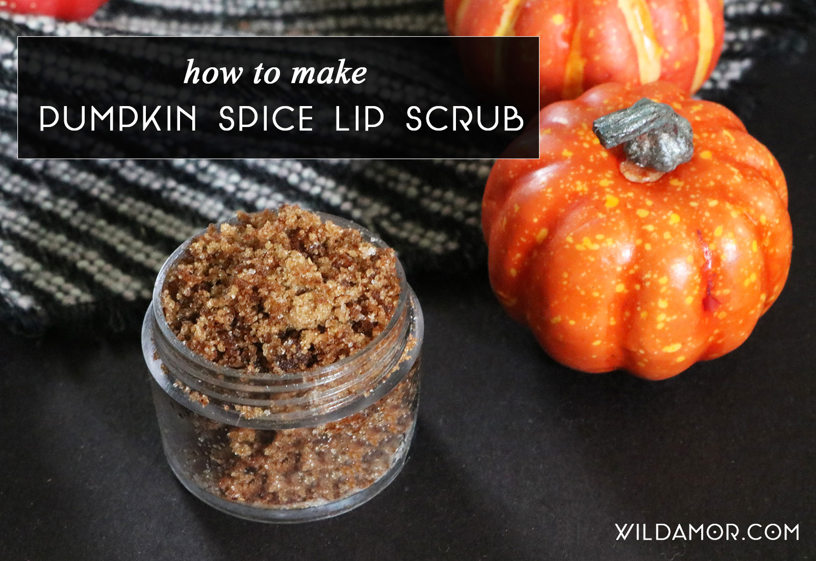 DIY Pumpkin Spice Lip Scrub