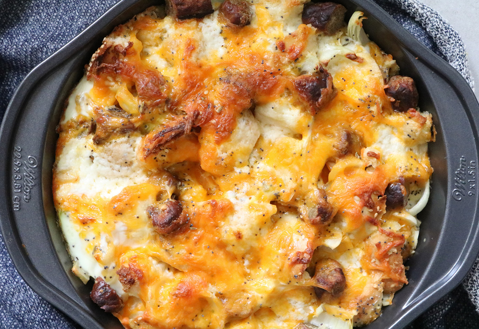 eHow Everything Bagel Strata Recipe by Kirsten Nunez