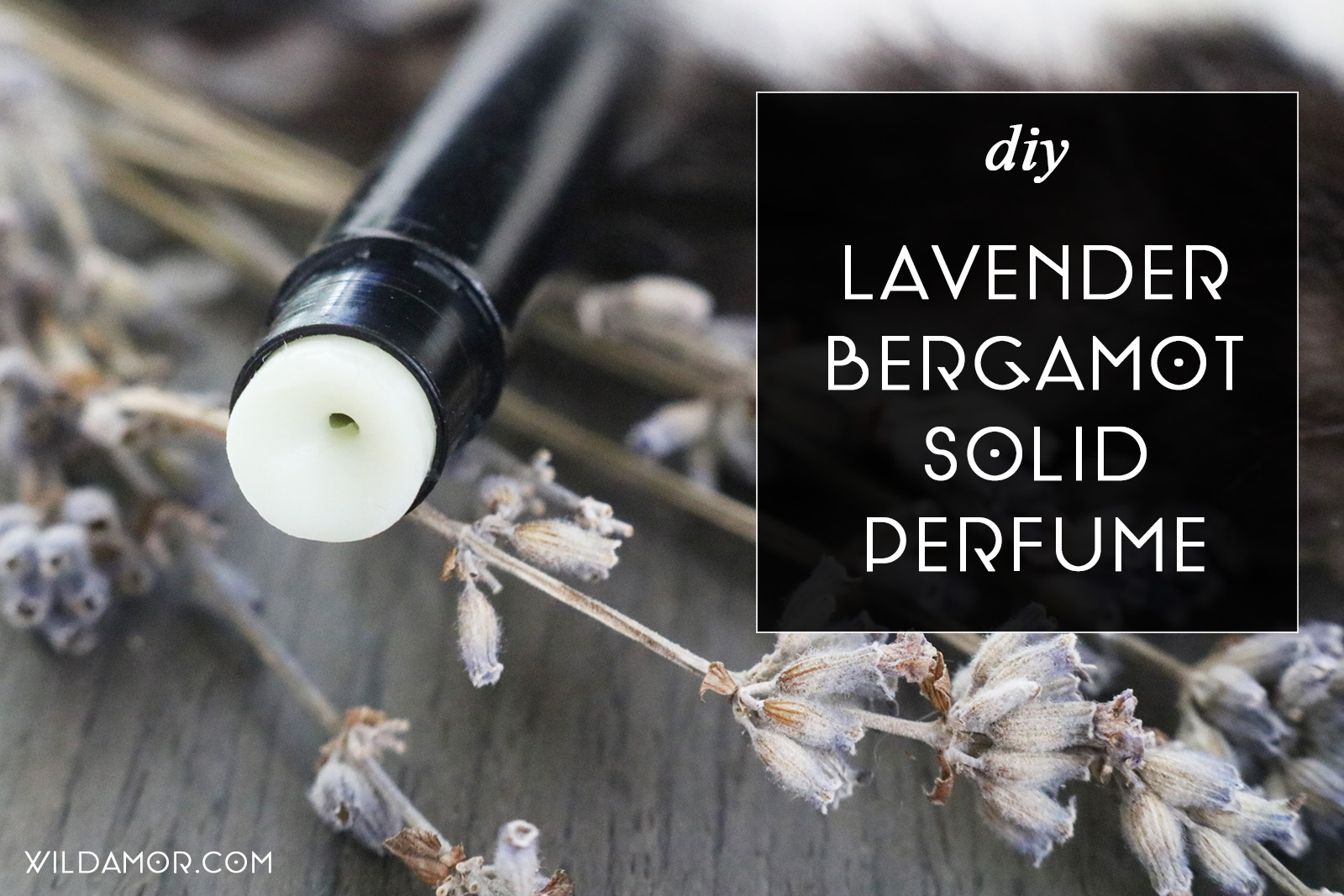 Lavender Bergamot Solid Perfume DIY