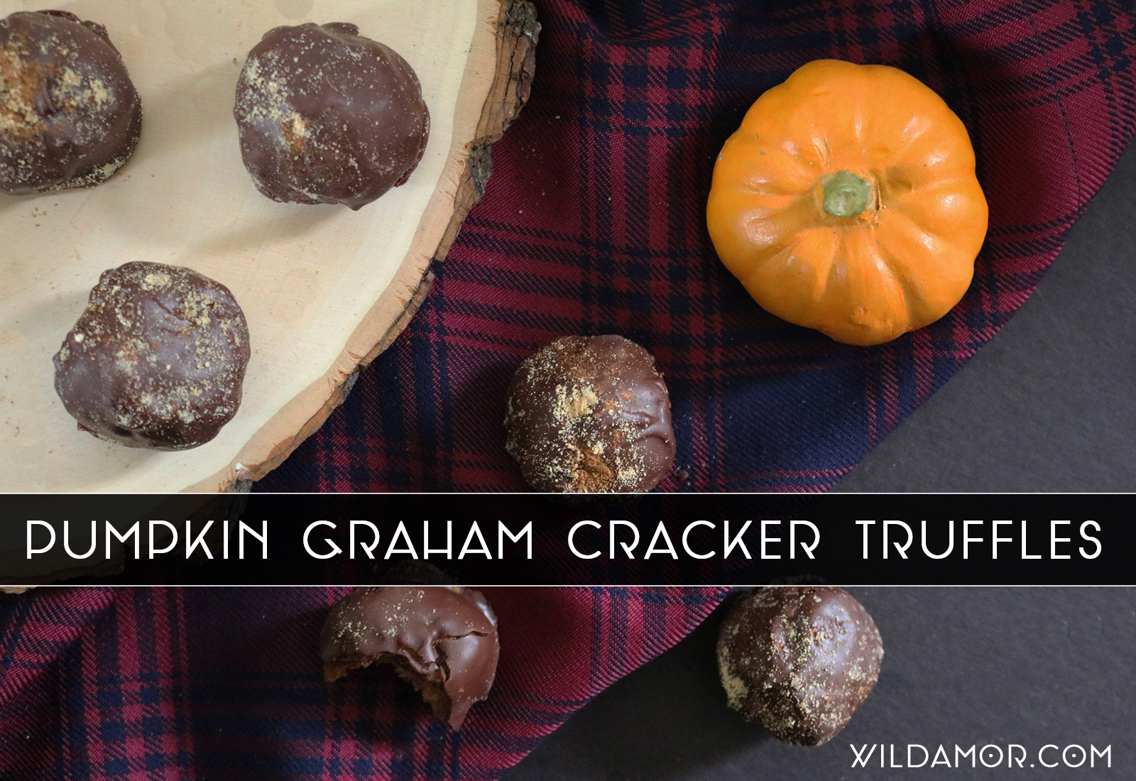 Pumpkin Graham Cracker Truffle Recipe