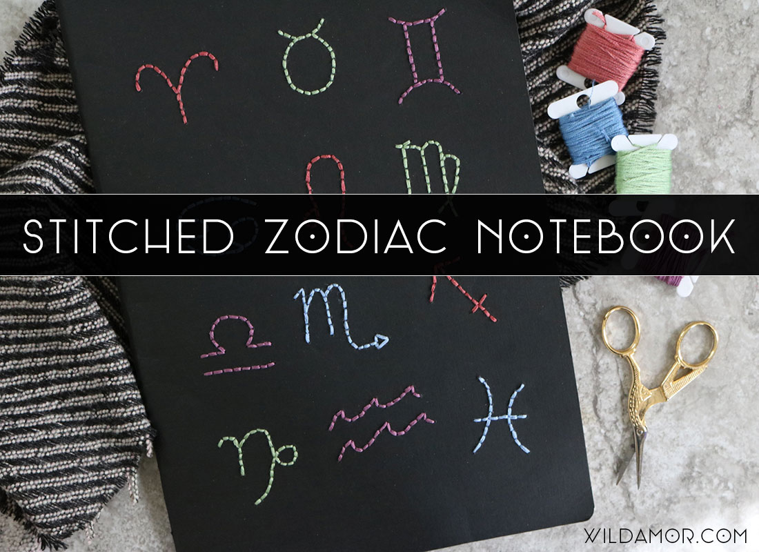 Zodiac Notebook DIY