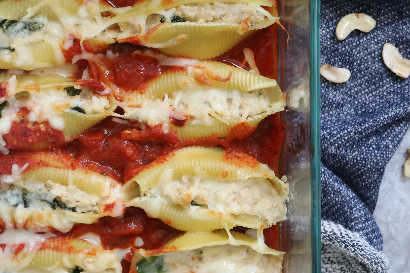 Cashew Ricotta Stuffed Shells