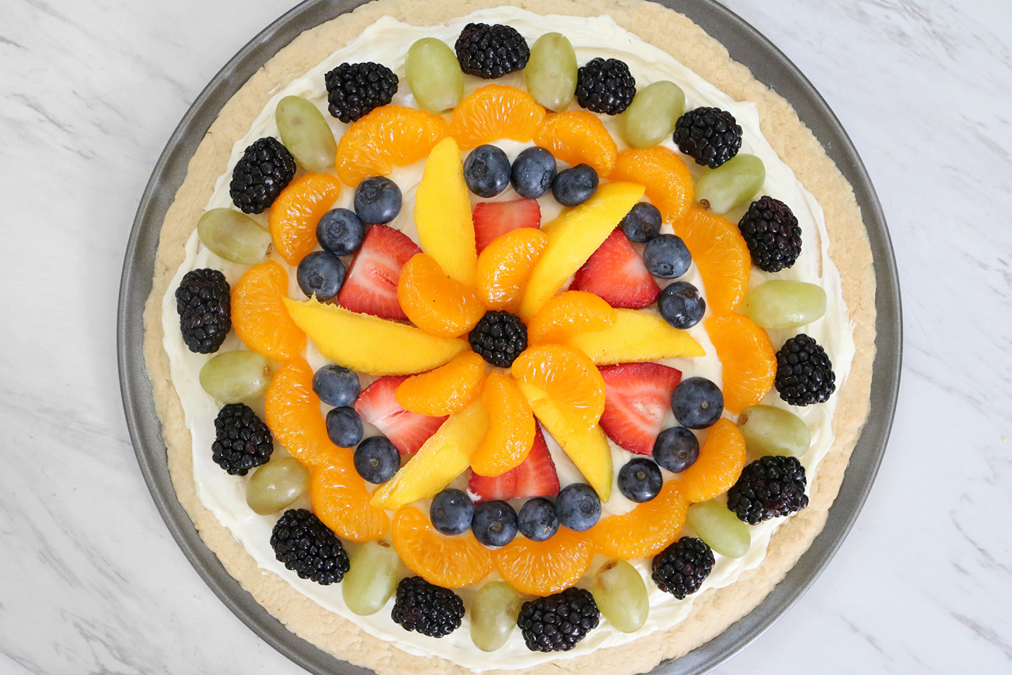 Fruit Tart Pizza Recipe