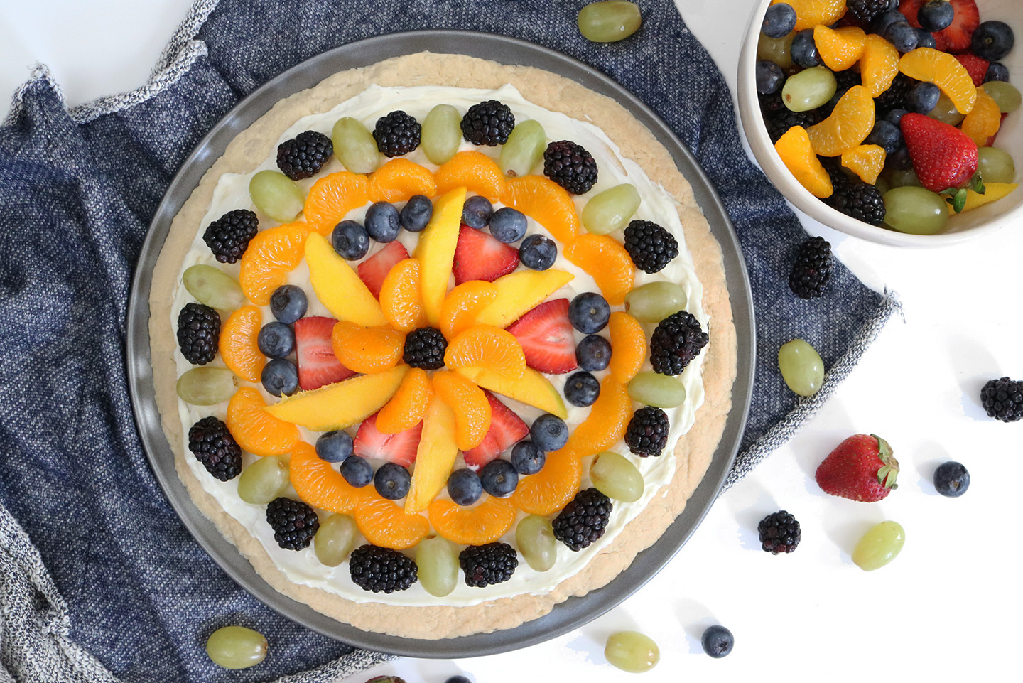 Fruit Tart Pizza Recipe