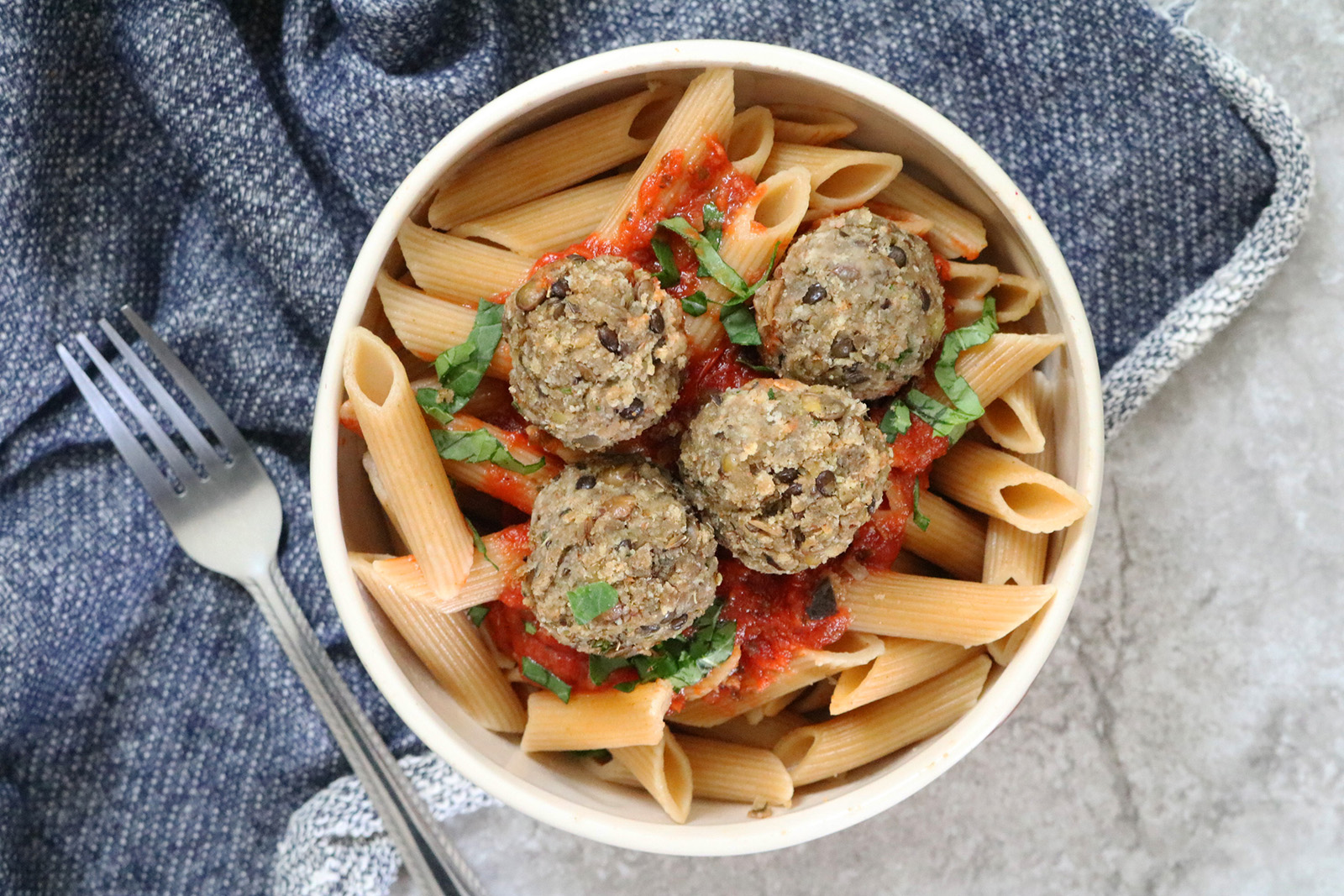 Lentil Eggplant Meatballs