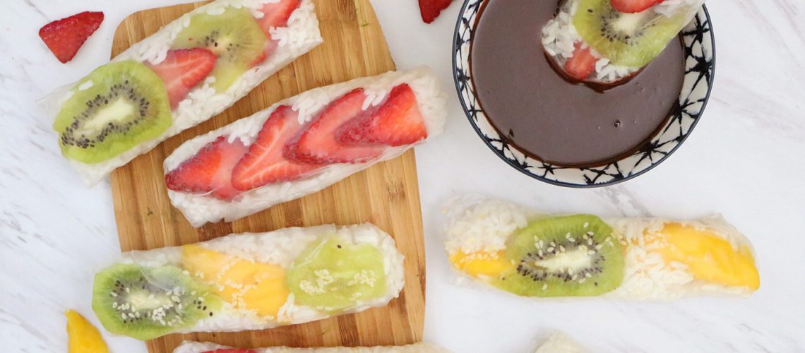 Fruit Spring Rolls