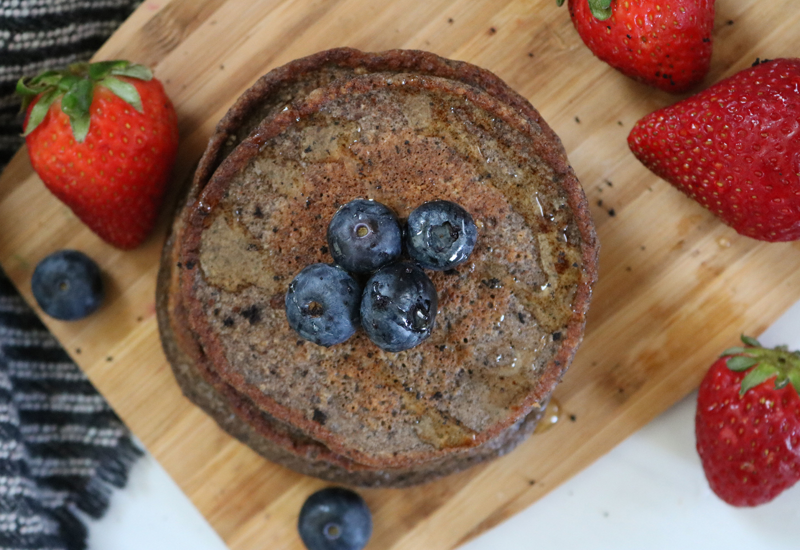 Acai Cottage Cheese Pancakes