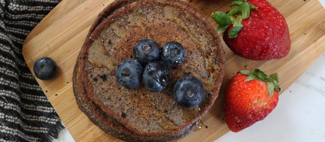 Acai Cottage Cheese Pancakes