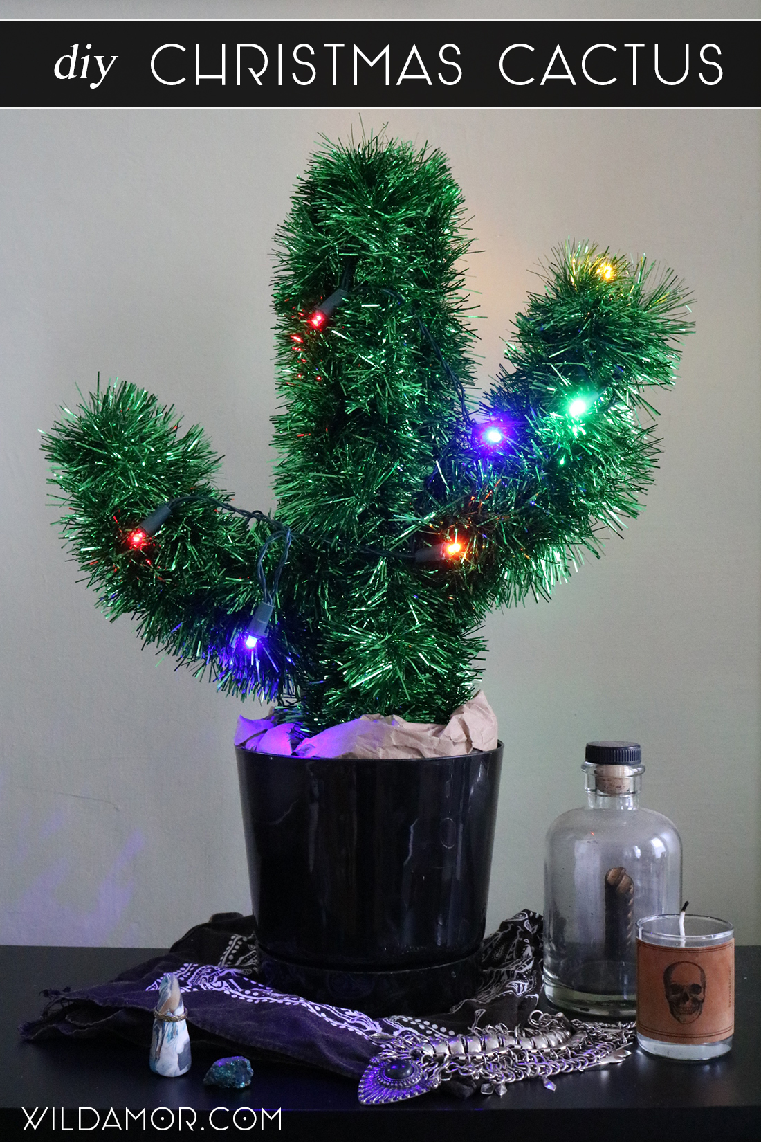 How to Make a DIY Christmas Cactus  