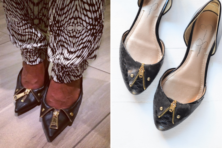 Brit + Co: Moschino-Inspired DIY Pumps