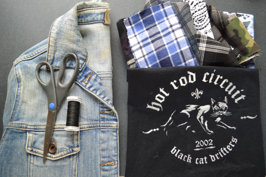 DIY Patchwork Denim Jacket