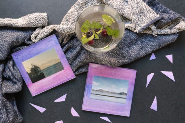 Crafty with Canon: DIY Glass Coasters