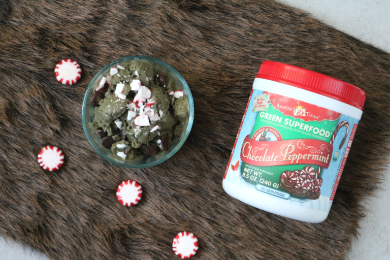 Amazing Grass Recipe: Chocolate Peppermint Green Ice Cream